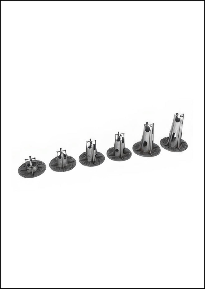 GRADE PLATE SPACERS FOUNDATION